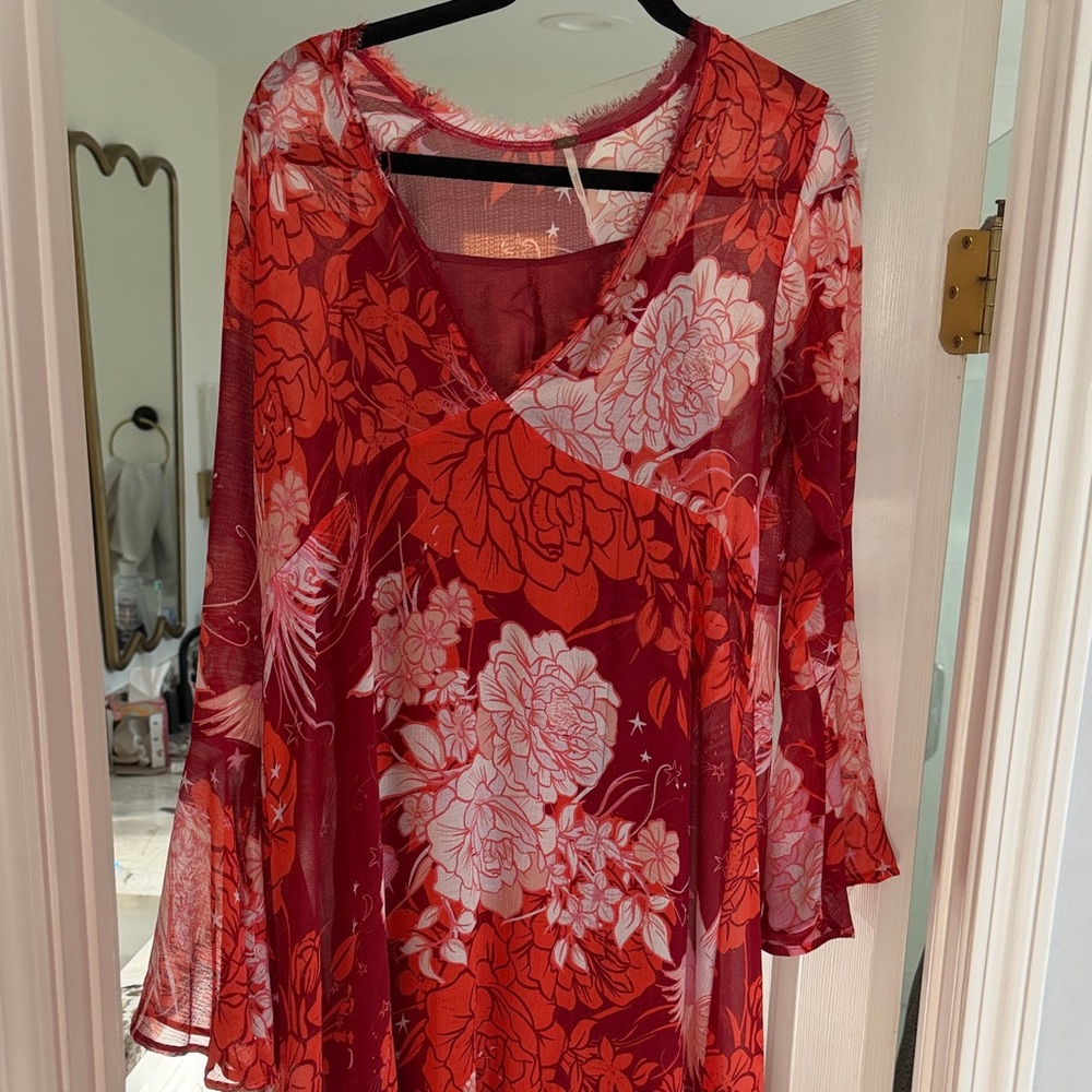 Free People Red Maxi Dress - Picture 2 of 4